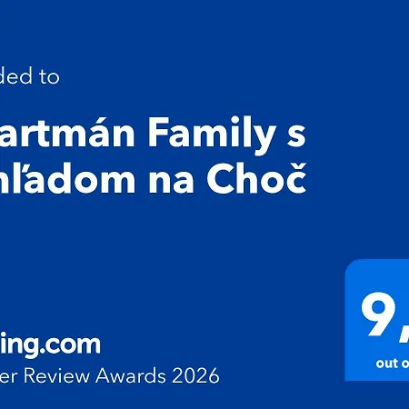 Family S Vyhladom Na Choc 아파트